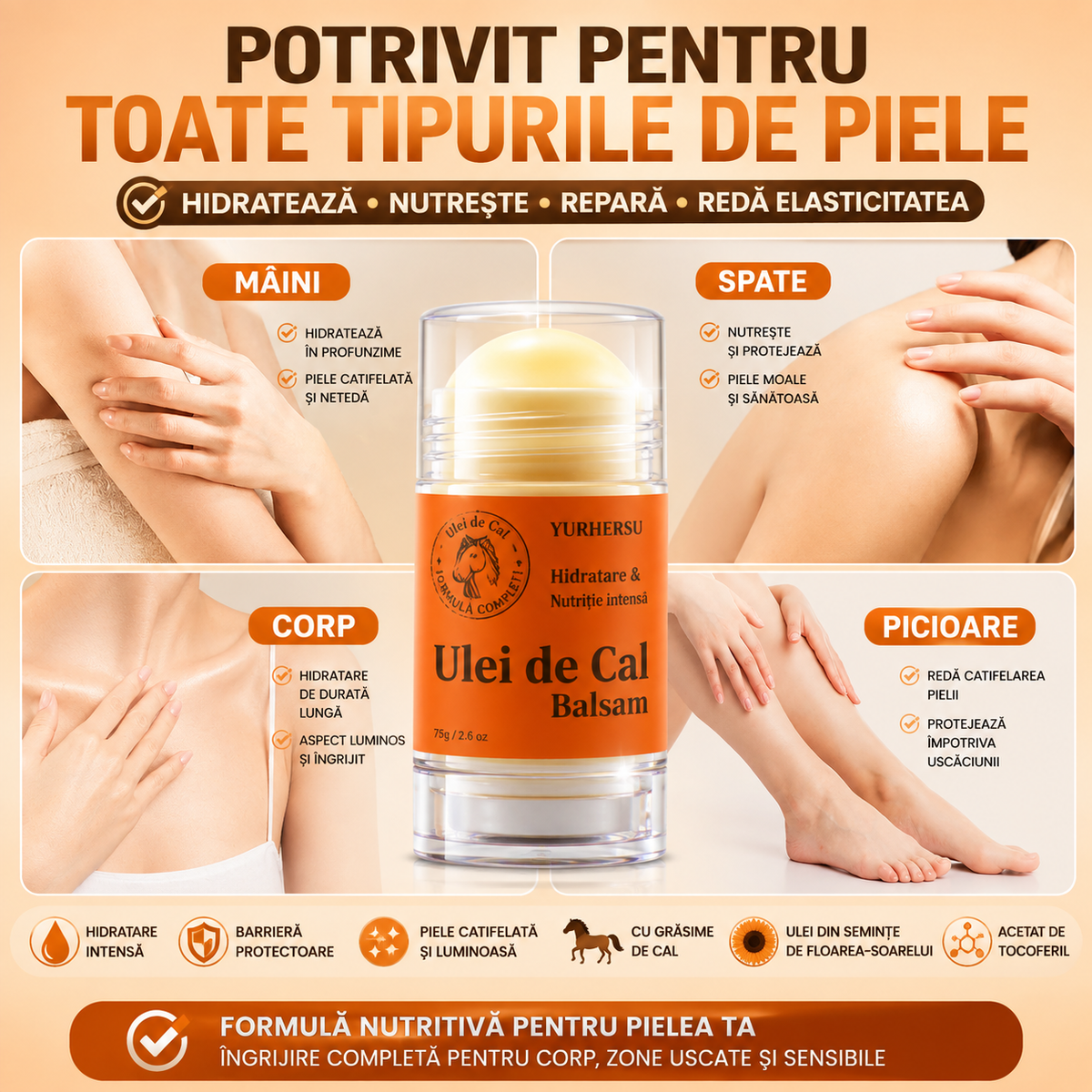 HorseOil™ – Balsam Reparator & Hidratant